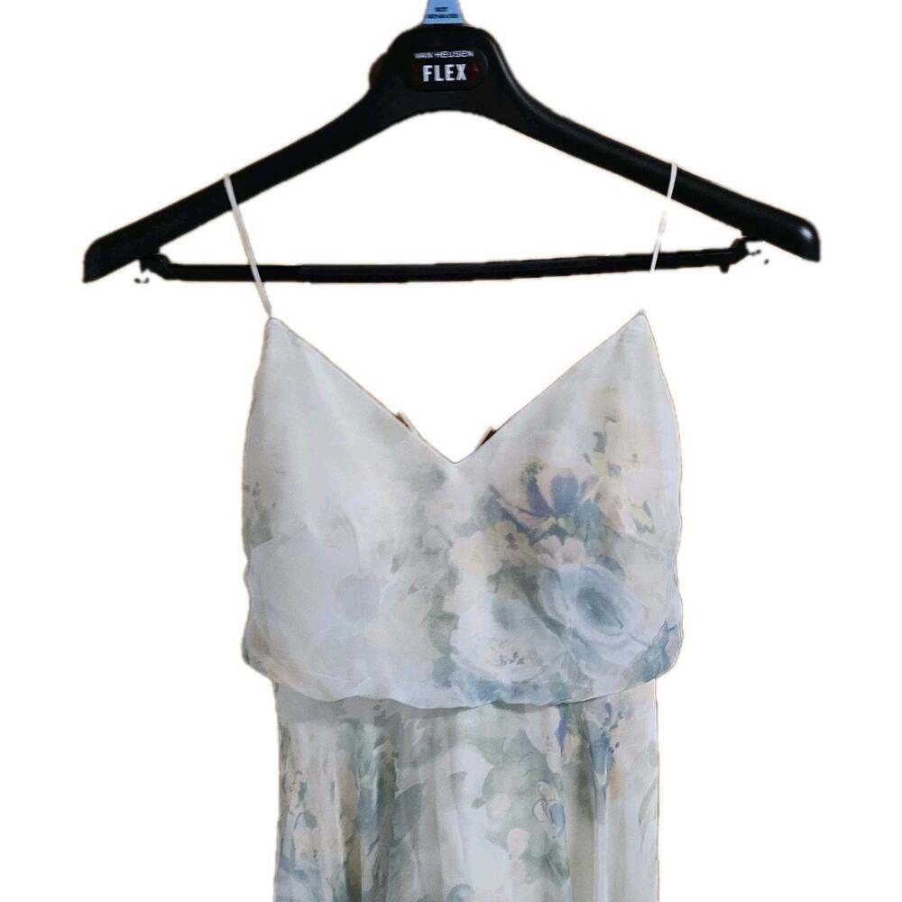 Jenny Yoo Collection Inesse Floral Maxi Dress, Size 4 Green Prom Homecoming - Picture 4 of 9